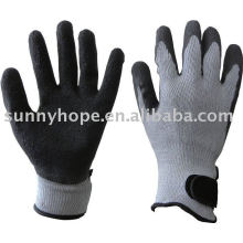 latex palm coated gloves